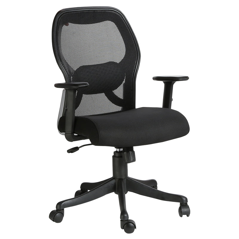 WorkStore Ergonomic Chair with Mesh Back Support, Black