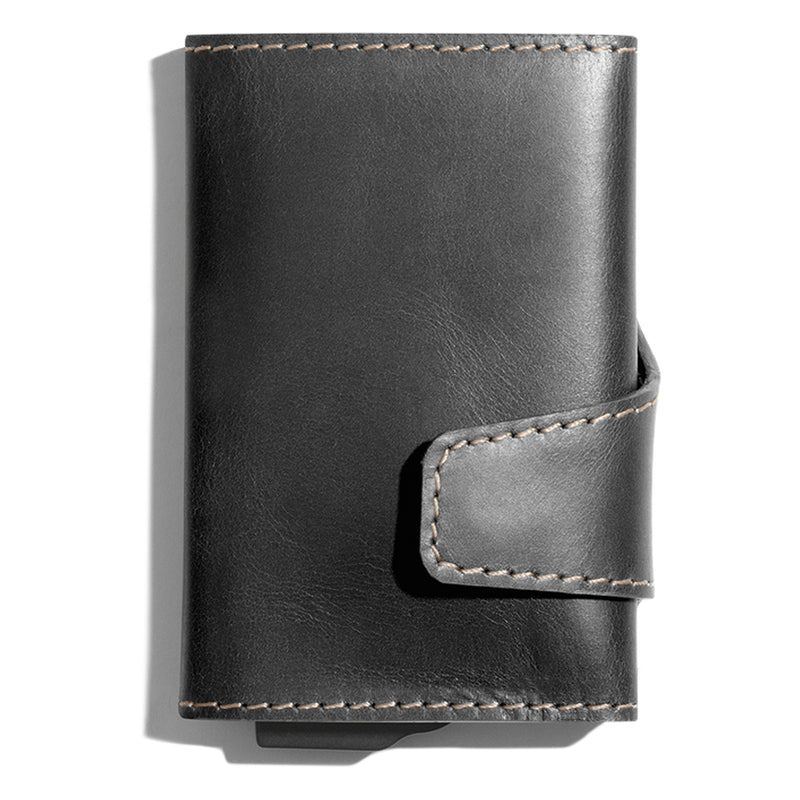 Keeper RFID Wallet, Tri-Fold, Charcoal Grey