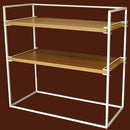 Fitizen ZEN White & Urban Teak  Standing Desk /Ergonomic Desk/Laptop Desk/Work from Home Desk//Height Adjustable DeskAdjustable Desk