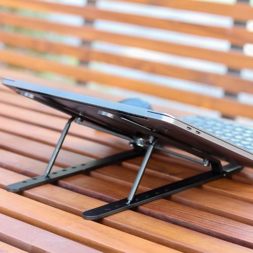 FITIZEN Riser (Aluminium) Laptop Riser Laptop Stand,Adjustable Laptop Stand,Ergonomic Laptop Stands Compatible with laptops of 10"-15"