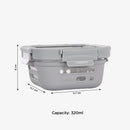Glasafe TIFIN 320 ML