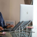 FITIZEN Riser (Aluminium) Laptop Riser Laptop Stand,Adjustable Laptop Stand,Ergonomic Laptop Stands Compatible with laptops of 10"-15"