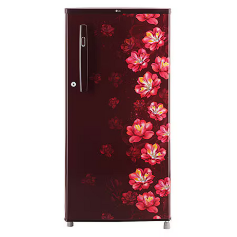 LG Refrigerator DC 185 L Red Single Door 1 Star GL-B199OPRB