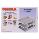 Deluxe File / Document Tray 1739/S, Set of 3, Plastic