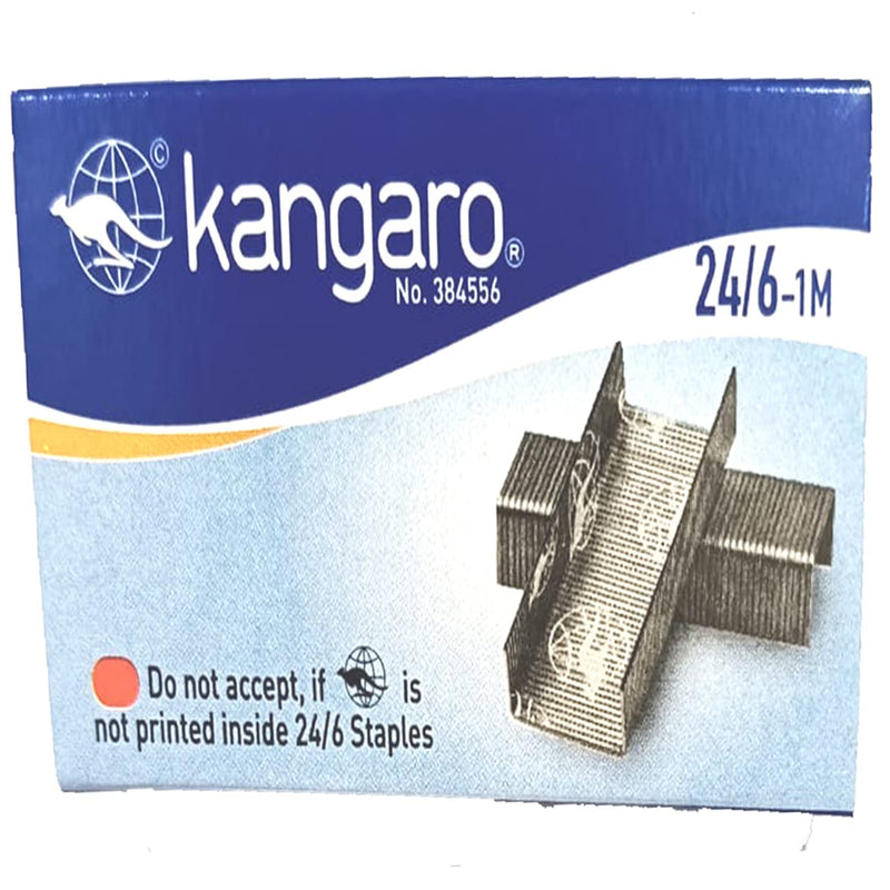 Kangaro Staple Pins No 24/6, 20 Pack/Box
