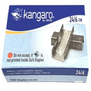 Kangaro Staple Pins No 24/6, 20 Pack/Box