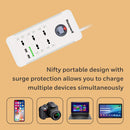 Honeywell 5 socket Surge Protector + 2 USB