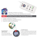 Honeywell 5 socket Surge Protector + 2 USB