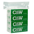C&W Facial Tissue  2ply 100 Pulls  per pack (Pack of 4)