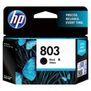 HP 803 Ink Cartridge, Black, F6V21AA