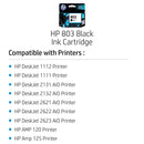 HP 803 Ink Cartridge, Black, F6V21AA