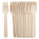 Pappco 16 cm, Wooden Fork 100 pcs/pack