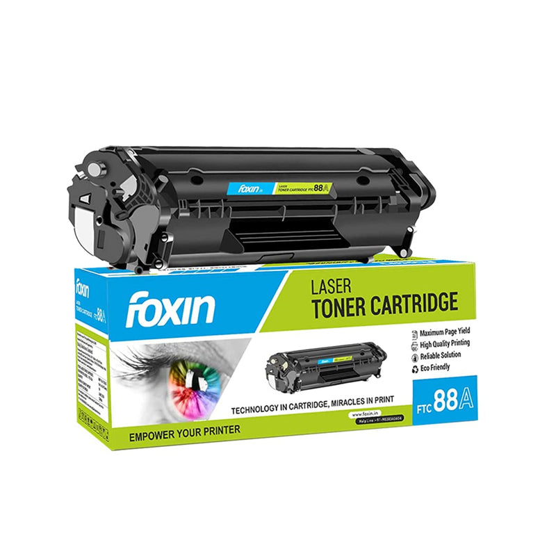 Foxin FTC 88A Laser Toner Cartridge compatible with P1007, P1008, P1106, P1108, ProM1136, M1213nf M1216, Pro MFP M128, M226DW, M226DN