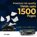 Foxin FTC 88A Laser Toner Cartridge compatible with P1007, P1008, P1106, P1108, ProM1136, M1213nf M1216, Pro MFP M128, M226DW, M226DN