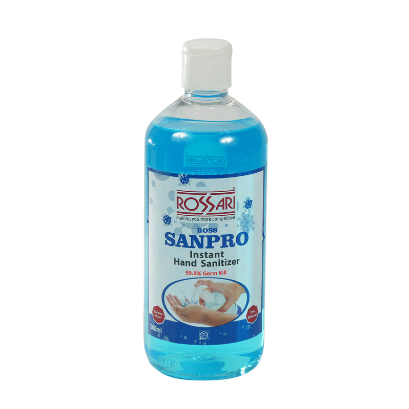 Buzil Ross Sanpro Hand Sanitizer Liquid 500 Ml  Pack Of 1