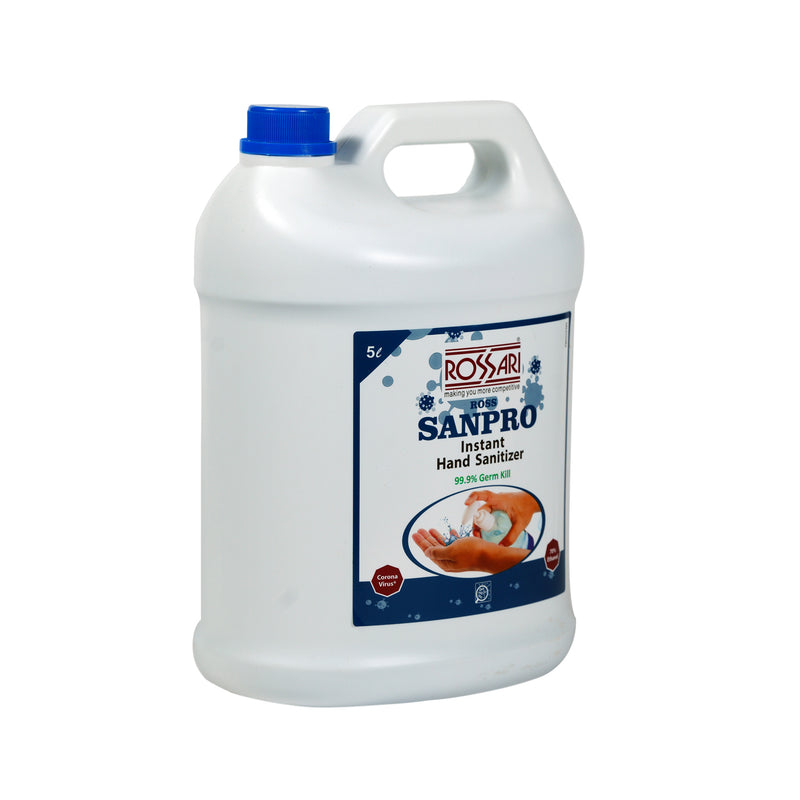 Buzil Sanpro Hand Sanitizer Liquid 5 Ltr Can / Single  Pack Of 1