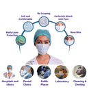 Safeshield Disposable Masks with Nose-clip, Pack of 50, Non-Woven