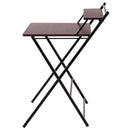 WorkStore Folding Study Table with extra shelf, Portable