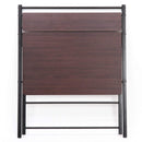 WorkStore Folding Study Table with extra shelf, Portable