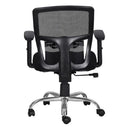 WorkStore Office Chair with Lumbar Back Support & Swivel Mechanism