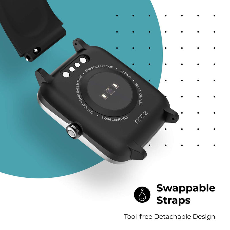Noise Colorfit Smart Watch with Full Touch Control, Waterproof, 10 Day Battery