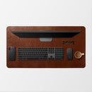 Turf Desk Mat, Waterproof, Heatproof, Vegan, Tan