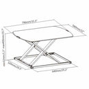 WorkStore Defianz Standing Desk, Adjustable Height, Sleek