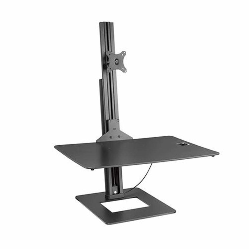 WorkStore Defianz Laptop Table, Sit-Stand, Adjustable with Spring Lift