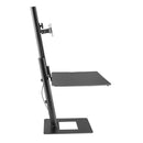 WorkStore Defianz Laptop Table, Sit-Stand, Adjustable with Spring Lift