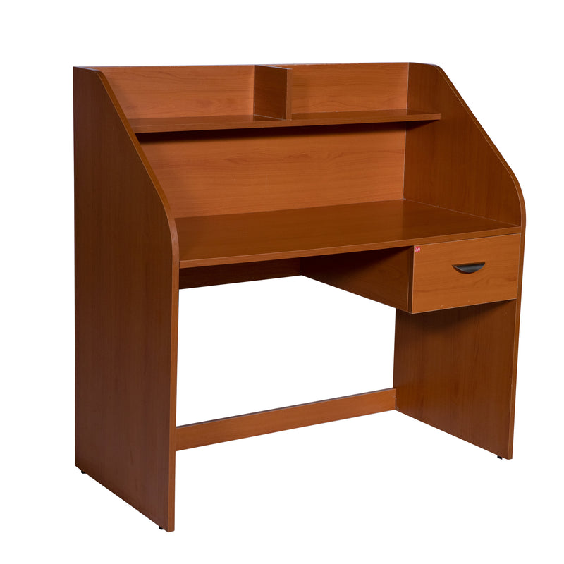 WorkStore Study Table, Particle Wood, With shelf & drawer
