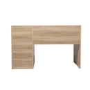 WorkStore Study Table, Particle Wood, With Open Drawer & Storage
