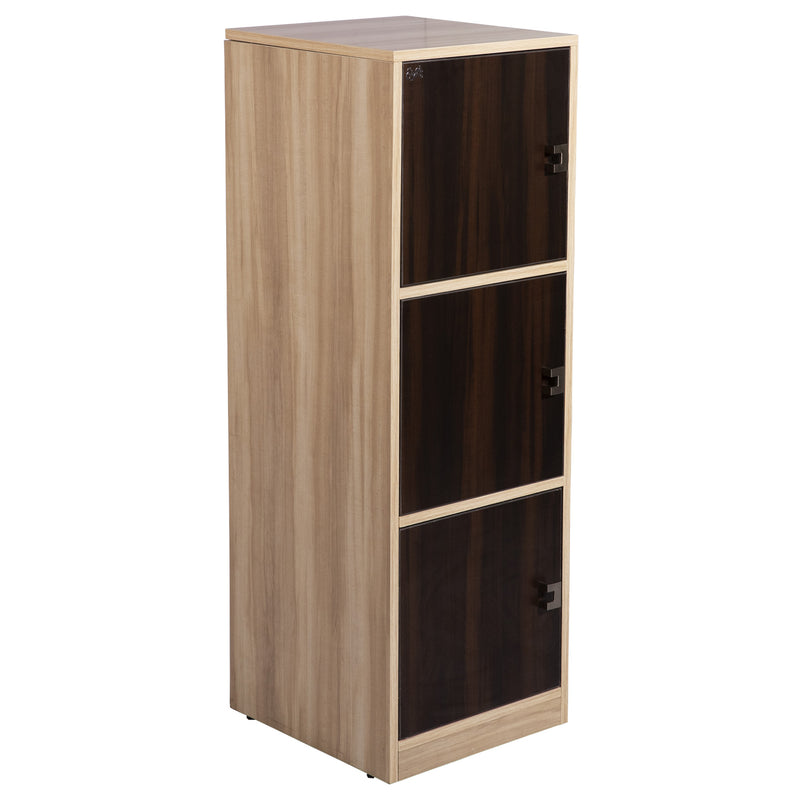 WorkStore Particle Wood Standing Storage Cabinet