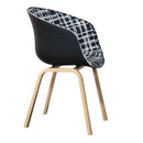 WorkStore TUB HF comfortable chair, metal legs