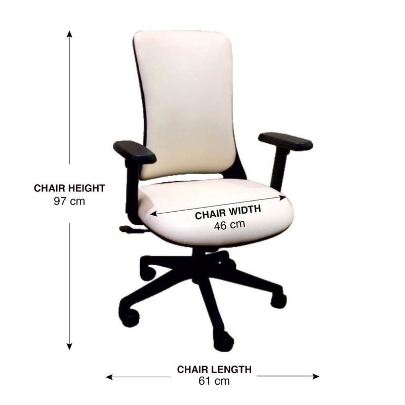 WorkStore Smitten-CX Modern Chair with PU cushion seat