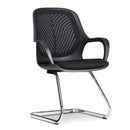 WorkStore Elsa V Office Chair, with PU cushion, Black