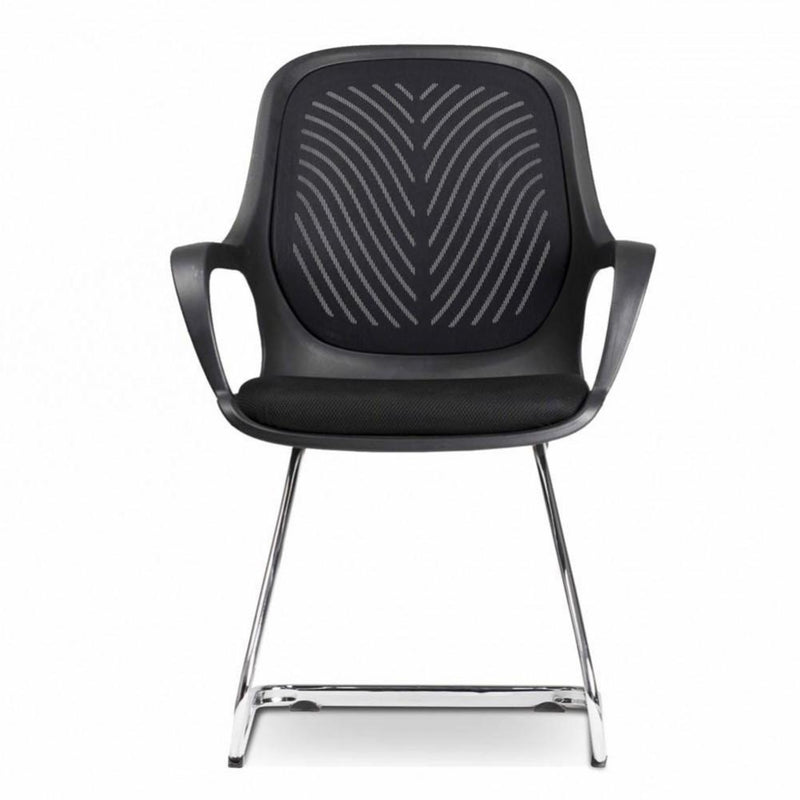 WorkStore Elsa V Office Chair, with PU cushion, Black