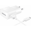 Samsung Travel Adapter, Original with Micro-USB, White