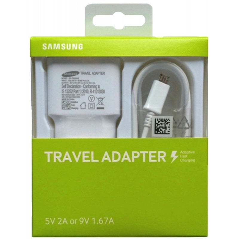 Samsung Travel Adapter, Original with Micro-USB, White