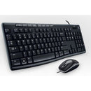 Logitech MK200 Keyboard and Mouse Combo, USB 2.0, Wired