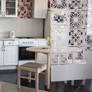 Planet Décor Room Divider in Silver -STY020