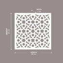 Planet Décor Room Divider in White -RD266