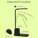 Portronics Brillo II Lamp with Wireless Charging