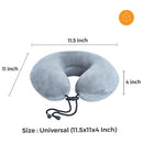 Fovera Memory Foam Travel Neck Pillow