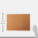 Quartet Bulletin Board, Cork, White Frame, 23x17 inches