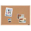 Quartet Bulletin Board, Wooden Frame, Cork, 23x17 inches