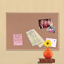 Quartet Bulletin Board, Wooden Frame, Cork, 23x17 inches