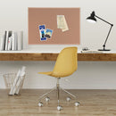 Quartet Bulletin Board, Wooden Frame, Cork, 23x17 inches