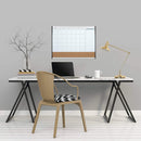 Quartet White Planner Board & Bulletin, Arc Frame, 23x17