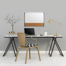 Quartet Combination White Board & Bulletin Board, Arc Frame, 23x17