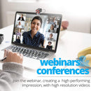 Zebronics Zeb - Crystal Pro Webcam With USB Powered, Night Vision And Built-in Mic